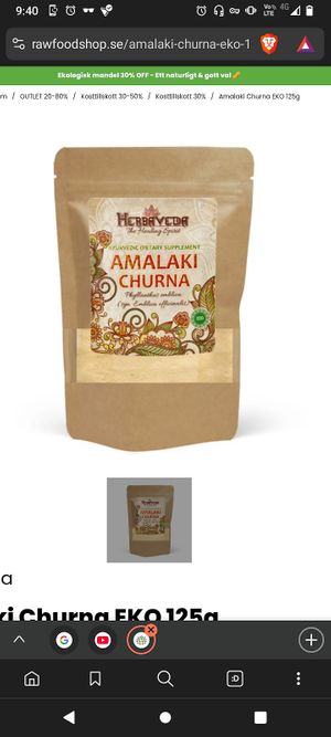 Well no more of this for me at RawFoodShop in Malmo