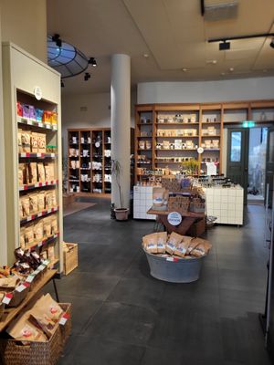 The store at RawFoodShop in Malmo