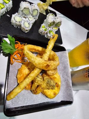 Tempura veggies, vege maki  combo at Umami Japanese Steakhouse in Columbia
