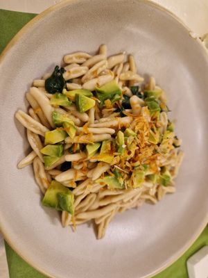 Cavatelli con ricotta di mandorle at Convita  in Rimini