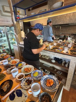 Chefs at work at Uncle Ree Farm - ฟาร์มลุงรีย์  in Bangkok