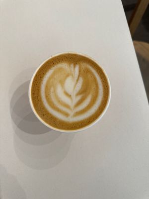 Oat flat white   at High Grade Coffee in East London