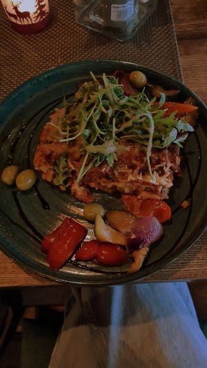 Very yummy vegan vegetables lasagne😋 at Das Oberhaus in Passau