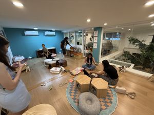 Cat cafe, upstairs   at ASOK Pethouse Cat Cafe in Bangkok