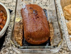 V Ham Roast at Little Devil Plant Based Meats in Boise