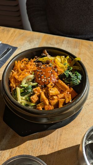 Bibimbap at Soul N' Seoul in Gloucester