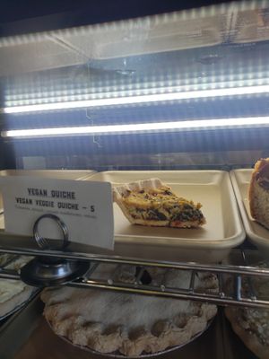 Vegan quiche at Slice Of Humboldt Pie in Arcata