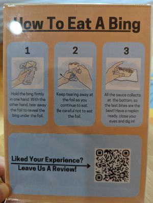 How to eat a Bing! at Silantra Asian Street Kitchen in Camp Hill