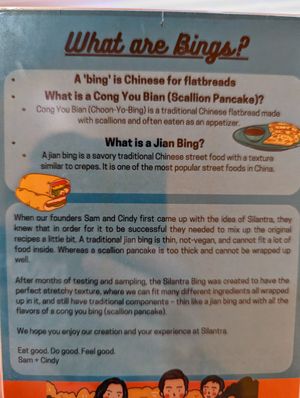 What is a Bing? at Silantra Asian Street Kitchen in Camp Hill