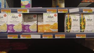 Daiya mac & cheese at Ram's Supermarket and Cash & Carry in St Georges