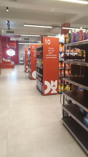 Inside at Ram's Supermarket and Cash & Carry in St Georges