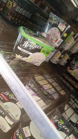 Breyers non dairy icecream at Ram's Supermarket and Cash & Carry in St Georges
