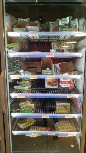 Vegan meat subs at Ram's Supermarket and Cash & Carry in St Georges