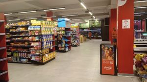 Inside at Ram's Supermarket and Cash & Carry in St Georges