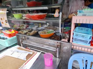Vegan stall at Quán chay Số 12 in Ho Chi Minh City