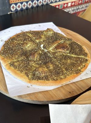 Zatar Pizza   at Zatar in Brussels