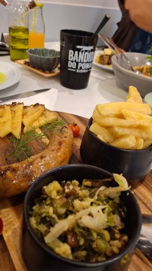 Alheira vegan at O Ramiro in Abrantes