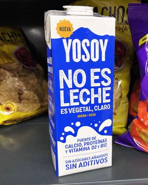 Soy milk Yosoy, one of my fav at Sorli - Discau in Premia De Mar