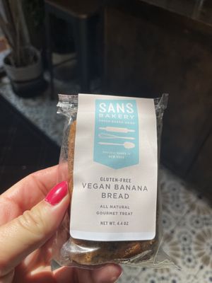 Vegan banana bread and zucchini breadd  at Birch Coffee - Church St in New York City