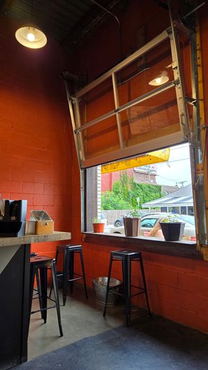 Open window seats at Novaria Coffee Co in Pittsburgh