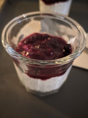Chia pudding at Yafel in Marseille