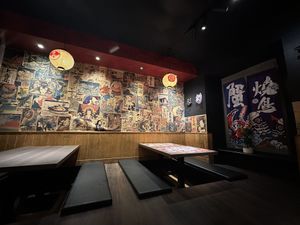 Seating area  at Ramen Boy in Como