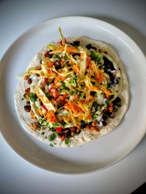 Tlayuda at Fancy Plants - Food Truck in Ellsworth