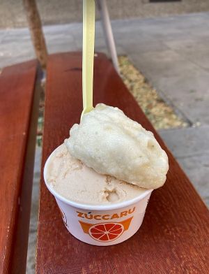 Vegan Zúccaru & Vegan almond at Zúccaru - Chamberí in Madrid