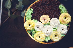 В Джаганнате можно заказать целиковый торт  at Jagannath na Maroseyka in Moscow