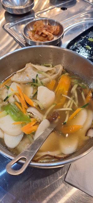 Vegan ramen at Korean Table BBQ Restaurant Gangnam  in Coimbra