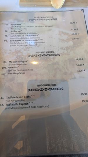 Achtung: Moussaka ist nicht vegan!!! at Restaurant Delphi in Neustadt