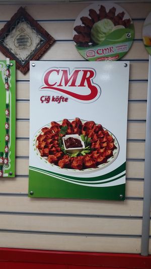 Party Tray at Cihangir Çiğ Köfte in Istanbul