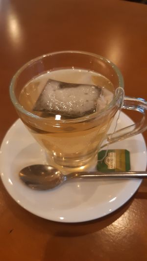 Green tea at Umi Falafel - Dame St in Dublin