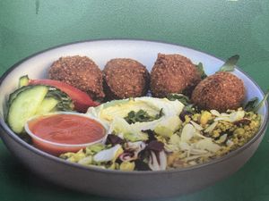   at Umi Falafel - Dame St in Dublin