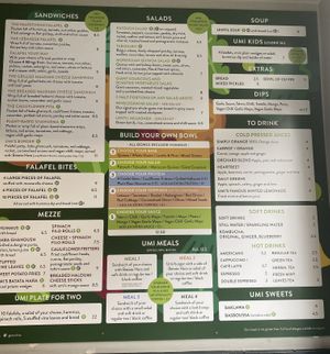   at Umi Falafel - Dame St in Dublin