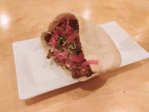 Cauliflower pita at Umi Falafel - Dame St in Dublin