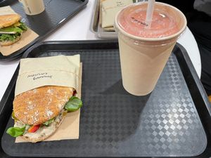 The corona smoothie  at Plants By Us in Helsinki
