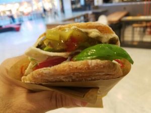 delicious Johnny Cashew Sandwich at Plants By Us in Helsinki