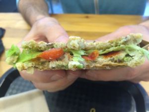 Sir Pesto sandwich at Plants By Us in Helsinki