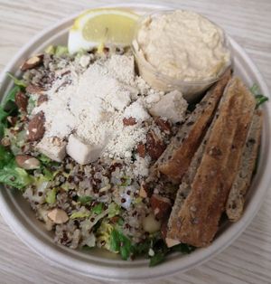 Salad bowl at Plants By Us in Helsinki