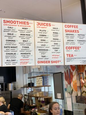 Great menu at Plants By Us in Helsinki