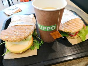 Sandwiches at Plants By Us in Helsinki