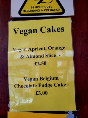 Vegan Cakes at Model Bakery in Blaenau Ffestiniog