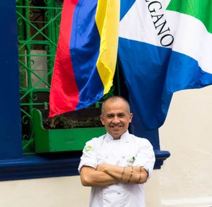 our chef, vegan !! at Naturalmente in Bogota