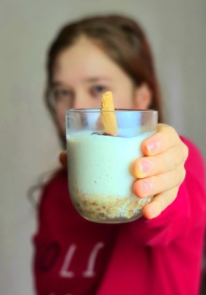 Vegan Colombian fruit panacota at Naturalmente in Bogota