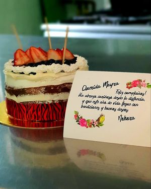 birthday cakes at Naturalmente in Bogota