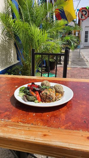 
every day a different menu at Naturalmente in Bogota