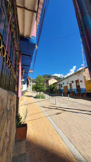 
Gastronomic street near the national museum with vegan option at Naturalmente in Bogota