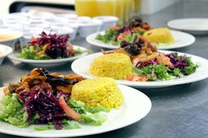 
every day a different menu at Naturalmente in Bogota