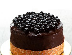 our devil cake, whit colombian chocolate at Naturalmente in Bogota